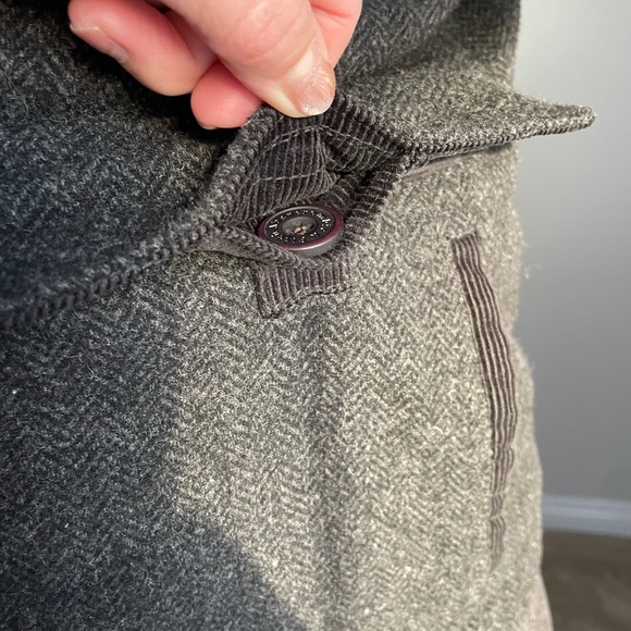 Abercrombie & Fitch Premium Wool Coat L - Picture 12 of 16